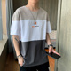 Gradient T-shirt giữa tay thường lỏng quần áo 2020 ngắn tay áo thun xu hướng Hàn Quốc phiên bản mùa hè đàn ông mới của