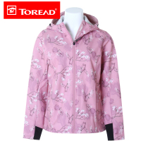 Pathfinder soft shell jacket autumn and winter outdoor couple splash-proof warm and comfortable jacket TAEH92254