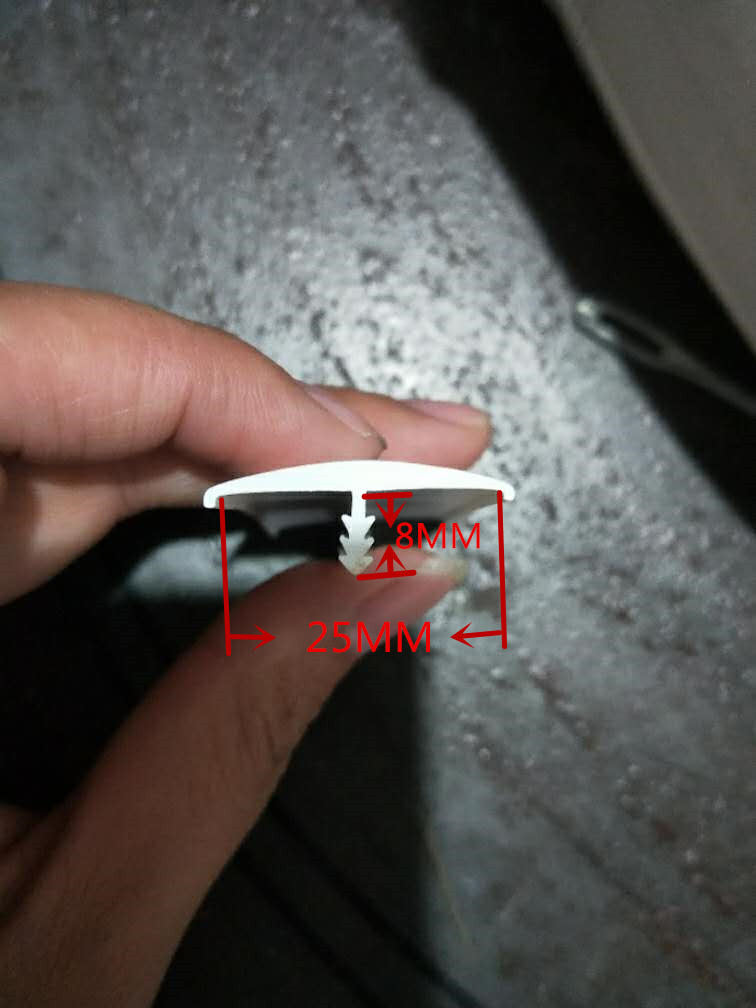 Floor wood frame bar T - type door threshold through door - door joint - side strip T - packing edge bar