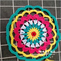 Taoya to pure hand hook woven cotton lace hollow coaster 26 colors can be customized