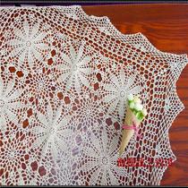 Tao elegant pure handmade crochet hook cotton lace hollow woven table mat coaster coaster tablecloth tablecloth multi-color customized