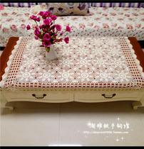 Tao elegant pure handmade crochet hook cotton lace hollow woven table mat coaster coaster tablecloth tablecloth multi-color customized