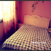 Tao elegant pure handmade crochet cotton lace hollow woven table mat tablecloth bed cover curtain multi 26 color customized