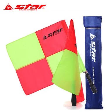 Shida border flag football game with border flag referee with patrol flag hand flag referee equipment SA220