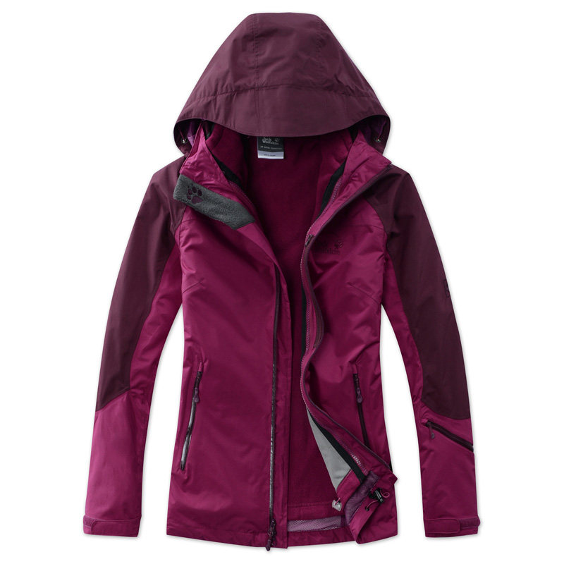 Wolf Claw Outdoor Submachine Clothing Women's Three-in-one Grip Suede Liner Submachine Garment Thickened Windproof waterproof and breathable