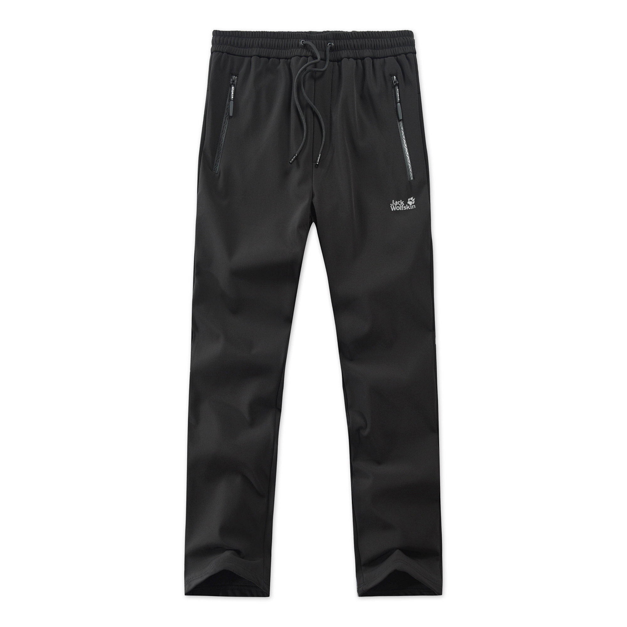 Wolf claw quick-drying pants men's plus velvet lining autumn and winter assault pants anti-splashing four-sided elastic straight trousers women