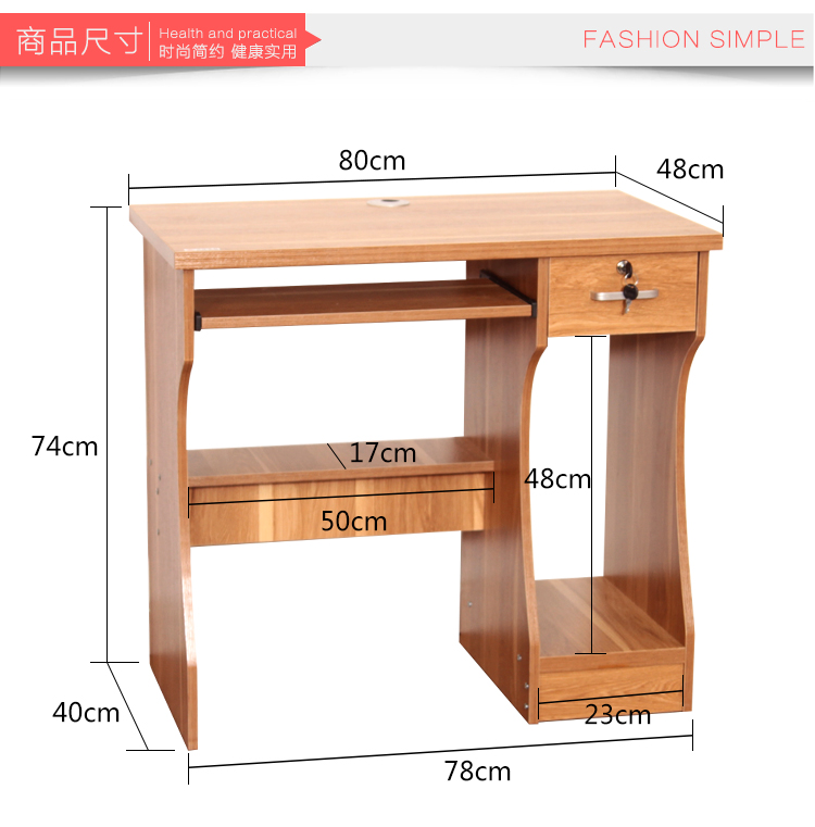 Bàn máy tính bàn máy tính bàn với giá sách kết hợp bàn nhà phòng ngủ tối giản bàn bàn - Bàn bàn gấp văn phòng