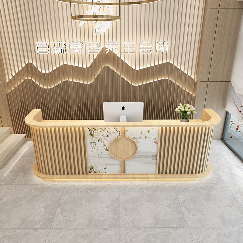 Retro cash register Caier restaurant beauty salon tea house B&B hotel bar reception desk new Chinese custom