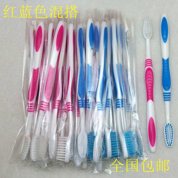 Hotel Guesthouse Disposable Toothbrush Soft Hair Home Hospitality Upscale Note Glue Toothbrush Colorful Mermaid Toothbrush