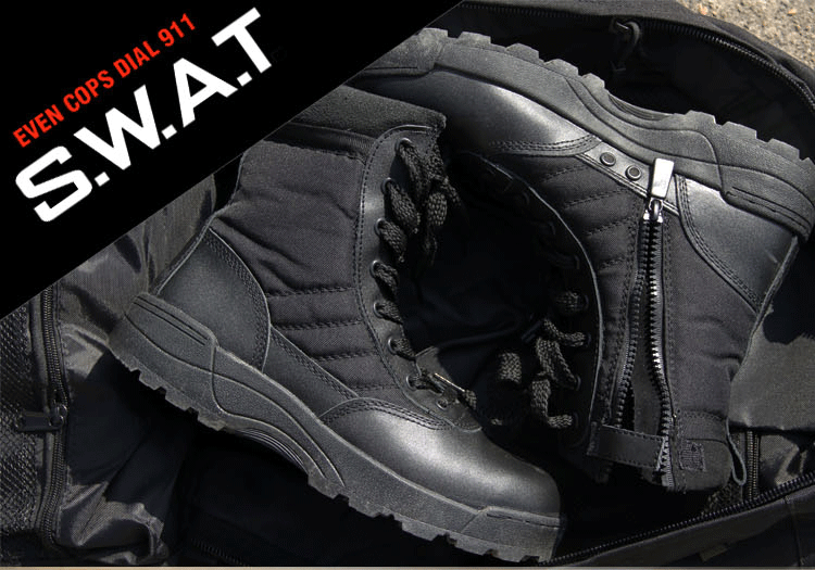 Bottes militaires en cuir - chaud - Ref 1399357 Image 7