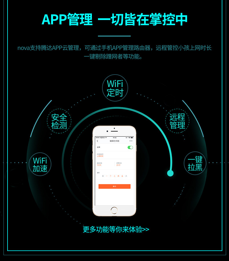 腾达nova无线路由器mesh分布式家用wifi 子母套装MW6 腾达nova无线路由器mesh分布式家用wifi 子母套装MW6
