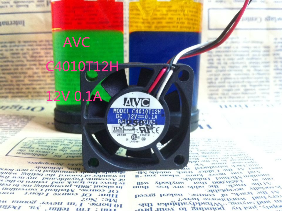 Original AVC C4010T12H 4010 12V 0 1A 4CM graphics card north and south bridge fan
