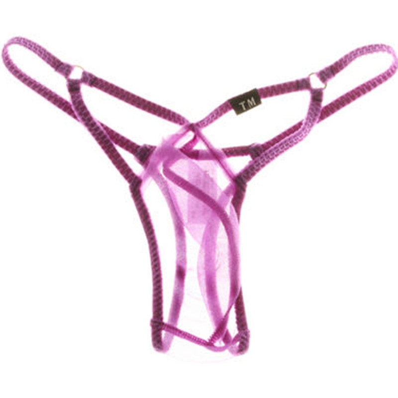 Tm2018 New Men's Fashion Ultra-Sexy Sheer Men's Thong and G-String Gay Men's Underwear