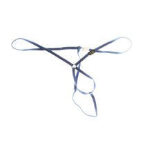 Mens T-string sexy bandage pants solid color T-pants low-waist underwear sexy butt-revealing T-pants without taking off a string