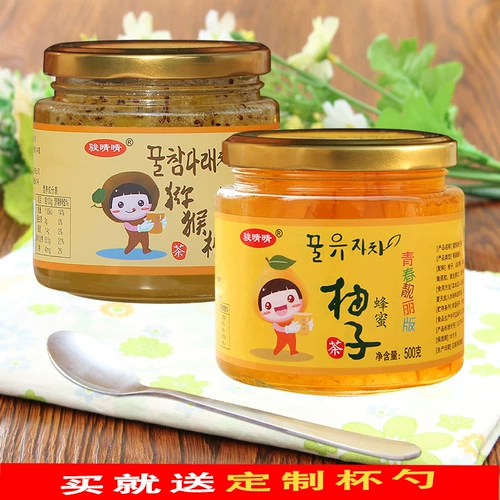 骏晴晴 Медовый грейпфрут kiwi чай 1 кг может сделать напитки, напитки пить молоко чай фруктовый чай чашка