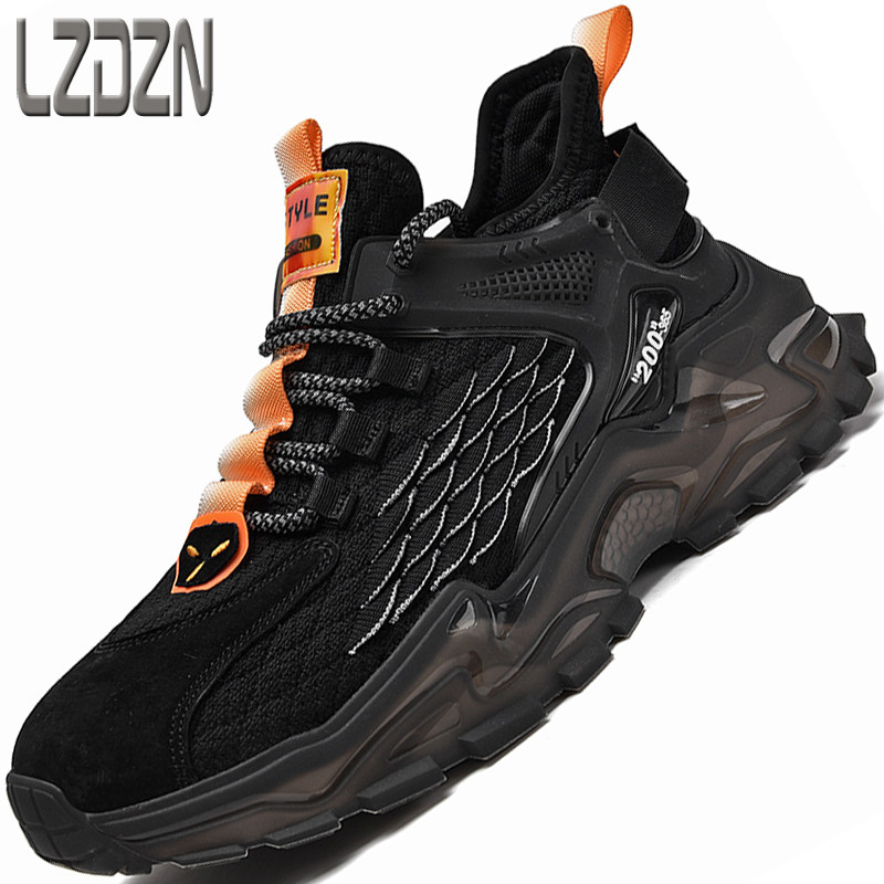 Summer men's shoes leisure sports full palm air cushion Putian shock absorption running and stepping on shit feeling ultra-light basketball carbon fiber board shoes