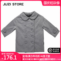 JUZI STORE childrens clothing Roman cloth basic windbreaker coat girl 1613403