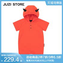 JUZI STORE childrens clothing baby jumpsuit terry cloth devil shape baby jumpsuit unisex 1923582