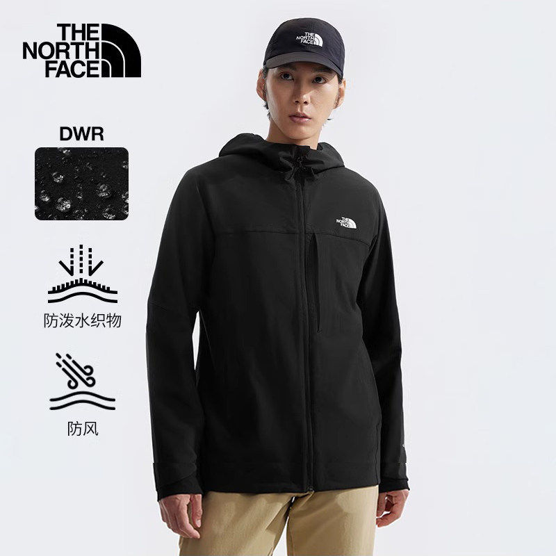 Thenorthface25 Spring New North Face Men's Outdoor Water-Repellent Breathable Casual Soft Shell Jacket 89Tk