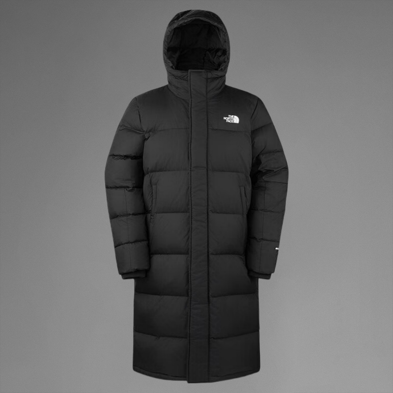 Thenorthface North Face Men's and Women's Autumn and Winter [Classic Style] Warm and Splash-Proof Mid-Length down Jacket 81P7