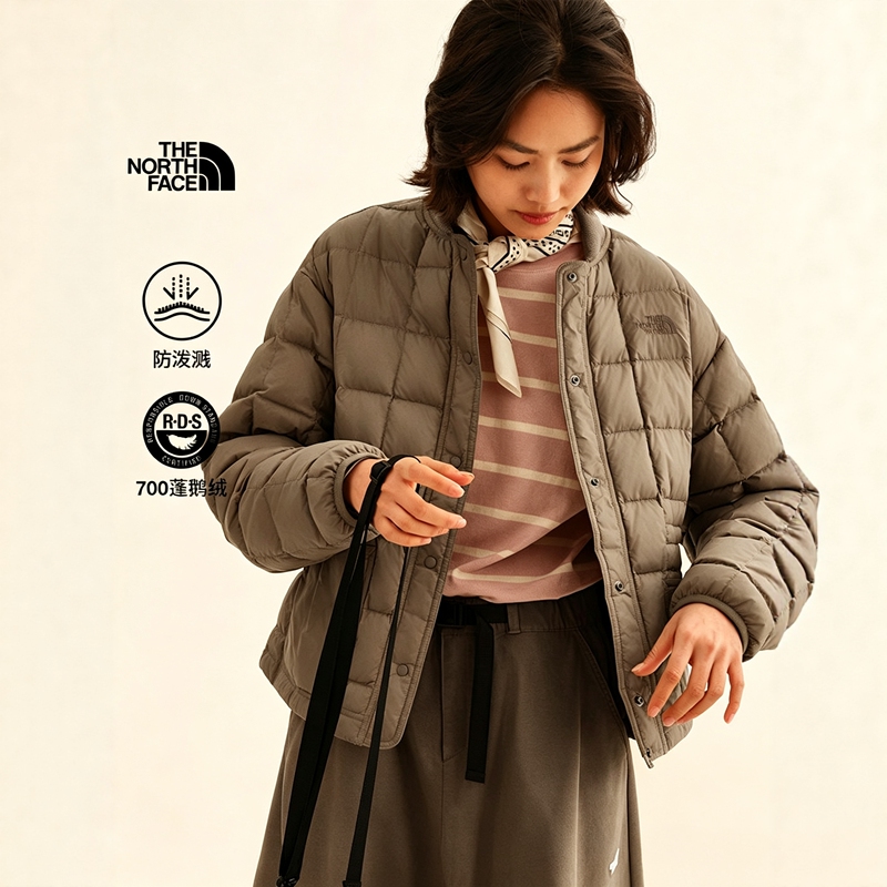 Thenorthface North Face Women's 26 Autumn and Winter New Outdoor Water-Repellent Goose down Warm down Jacket 8J6U