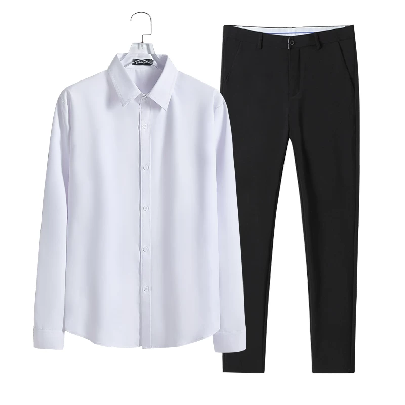 Set, shirt, for students, with short sleeve