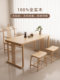 New Chinese-Style Solid Wood Desk and Chair Set for Home Use, Calligraphy Desk, Writing Desk, Office Desk, Traditional Chinese Study Desk, Calligraphy Practice Desk, Painting Table