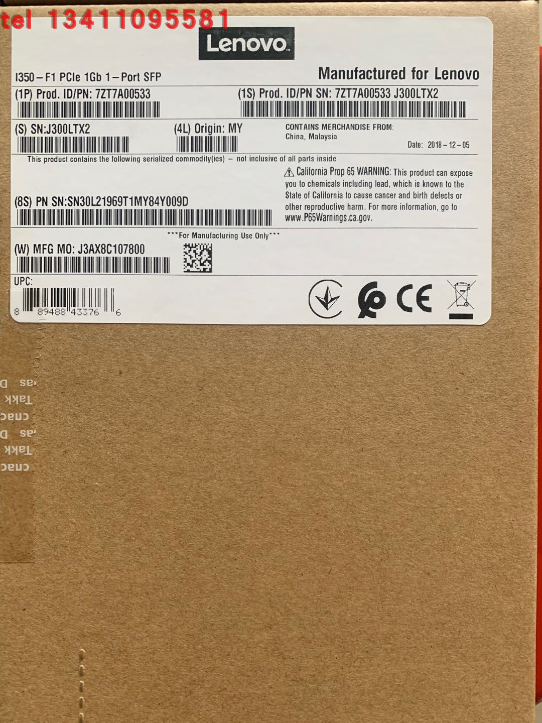 Original line of goods Lenovo 00AG500 00AG500 00ag502 I350-F1 one thousand trillion I350-F1 fiber network card