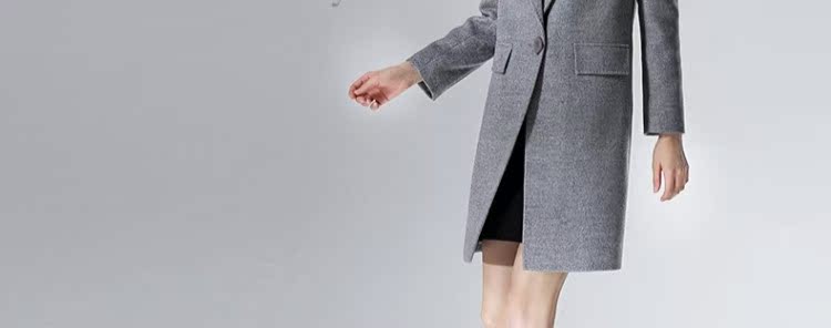 Áo khoác len nữ dài phần 2018 mới mùa thu đông mặc áo khoác nữ Hàn Quốc size lớn áo gió nữ Áo len mỏng - Áo Hàn Quốc áo dạ nữ trung niên đẹp