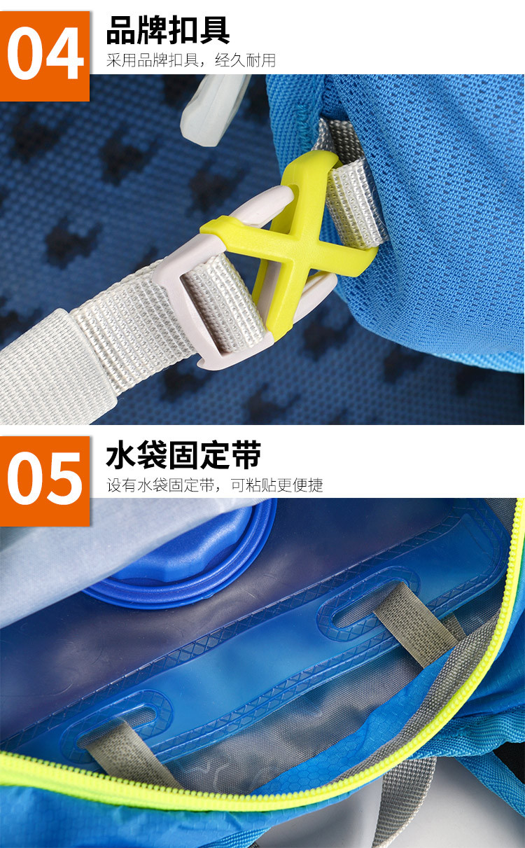 Chạy ba lô nam xuyên quốc gia chạy ba lô ngoài trời leo núi marathon đi túi nước - Ba lô degrey backpack