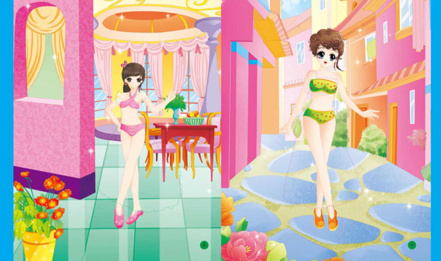 Công chúa sticker cuốn sách dressup show 0-3-4-5-6-7 tuổi trẻ dán dán bé phim hoạt hình giáo dục đồ chơi - Đồ chơi giáo dục sớm / robot robot trẻ em xoay 360 độ
