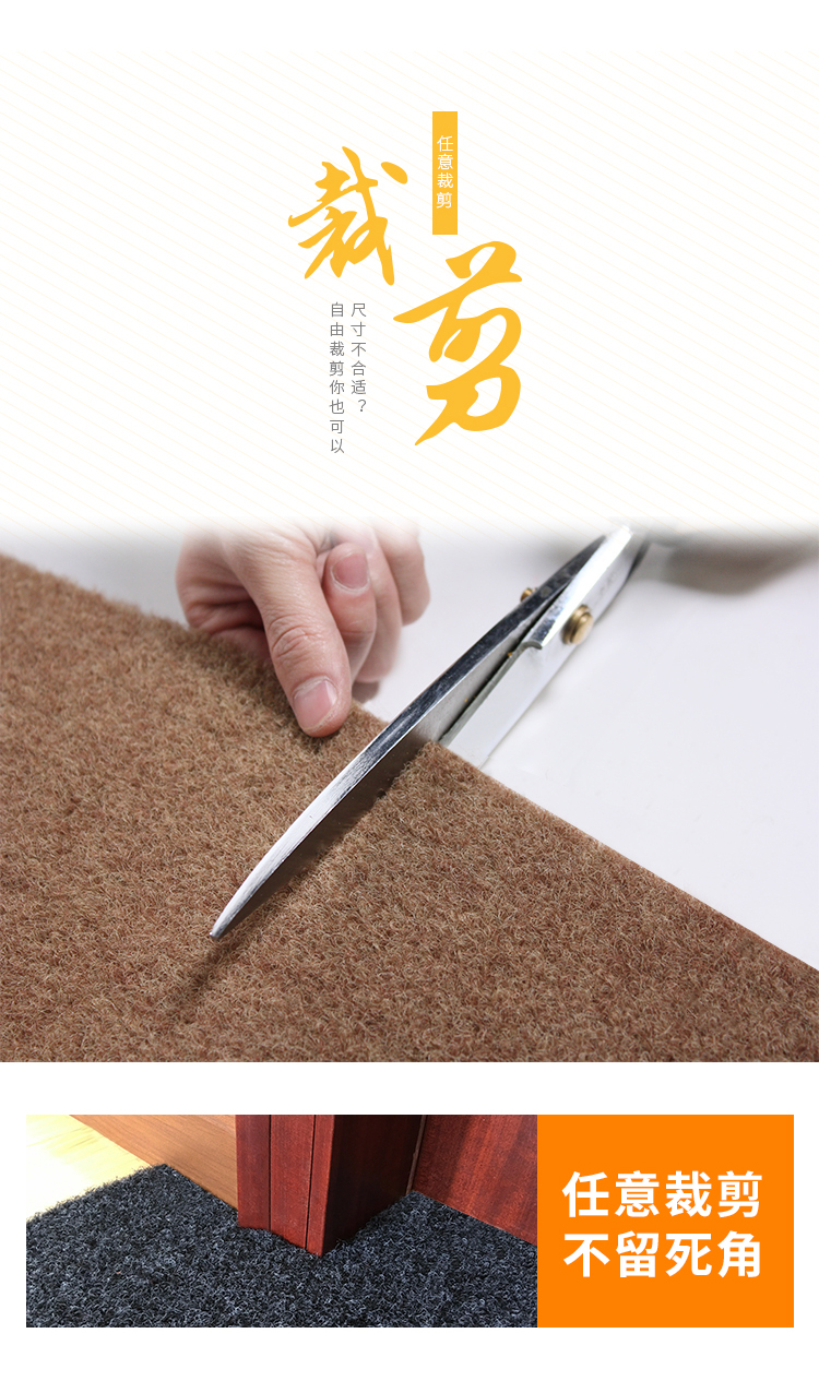 Bảo vệ môi trường Thảm nhà bếp 40 * 110 thảm chống trượt Thảm chống thấm và chống dầu giá thảm nhựa trải sàn