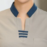 Летняя одежда для работы, комнатная футболка подходит для мужчин и женщин, короткий рукав