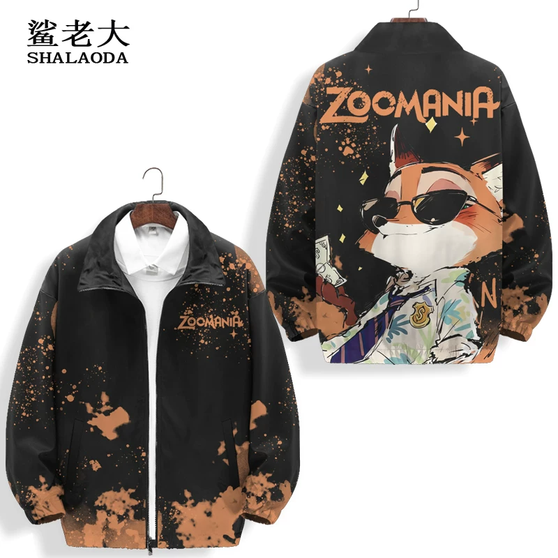 Men's autumn jacket, for beloved, oversize