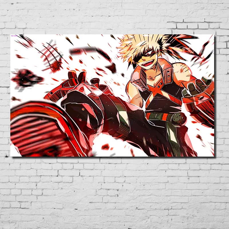 Плакат в стиле My Hero Academia: Little Hero, настенный стикер-панно для стены в комнате, общаге