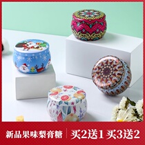 Net Red new product Baicao Qiu Pear cream sugar fruit flavor Pure Zong handmade throat mint lozenges Cool throat candy