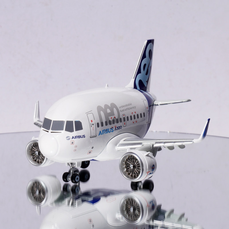 70102PA Airbus A320 Aircraft Original Paint Q Series Alloy Model