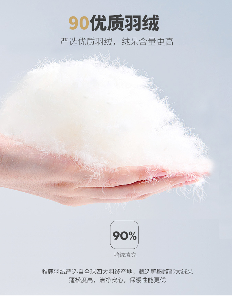 雅鹿 男轻薄短款保暖羽绒服 90%含绒量 红外蓄热内里 图5