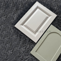 Cabinet door customized light French cream style solid wood paint environmentally friendly bunny overall wardrobe door bedroom whole house customized