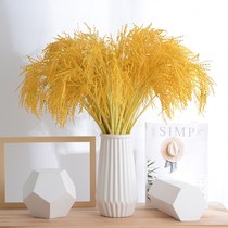 Simulation flower high-grade 2020 new wheat dried flower high-end living room high-end flower arrangement barley bouquet ornaments
