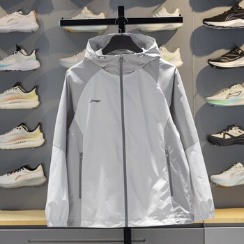 Li Ning Sports Windbreaker Men's 2026 Spring New Group Purchase Series Water-Repellent Hooded Jacket Afdw809