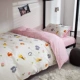 Ký túc xá sinh viên cotton bed ba mảnh vỏ gối ga trải giường giường ngủ chăn bông bao gồm chăn bông bộ sáu - Khăn trải giường