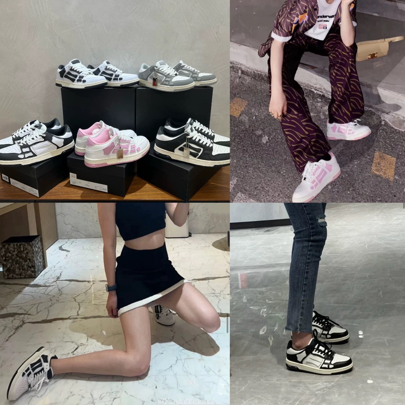【Mu You Shoes】Panda Sneakers Unisex Bone Shoes Soft Sole Comfortable Non-Slip Versatile Sports Casual Shoes