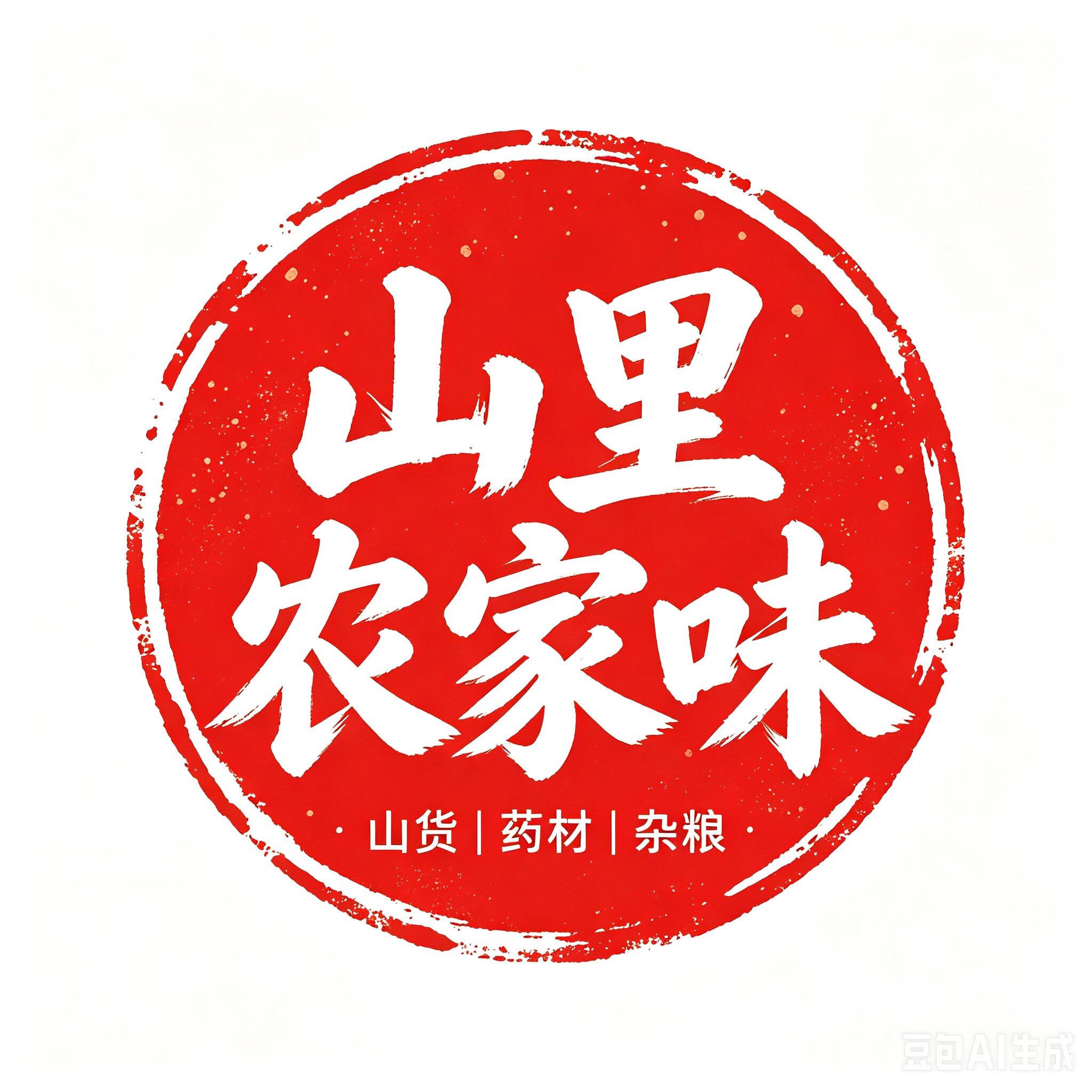 山里农佳味特产店的LOGO