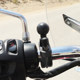 ວົງເລັບ RAM ອາເມຣິກາ BMW Harley Ducati UTV handlebar round tube fixed hoop mobile holder base 231