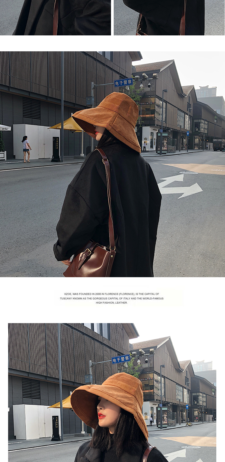 Chapeau pour femme COLOMO en Velours cotele - Ref 3234522 Image 24