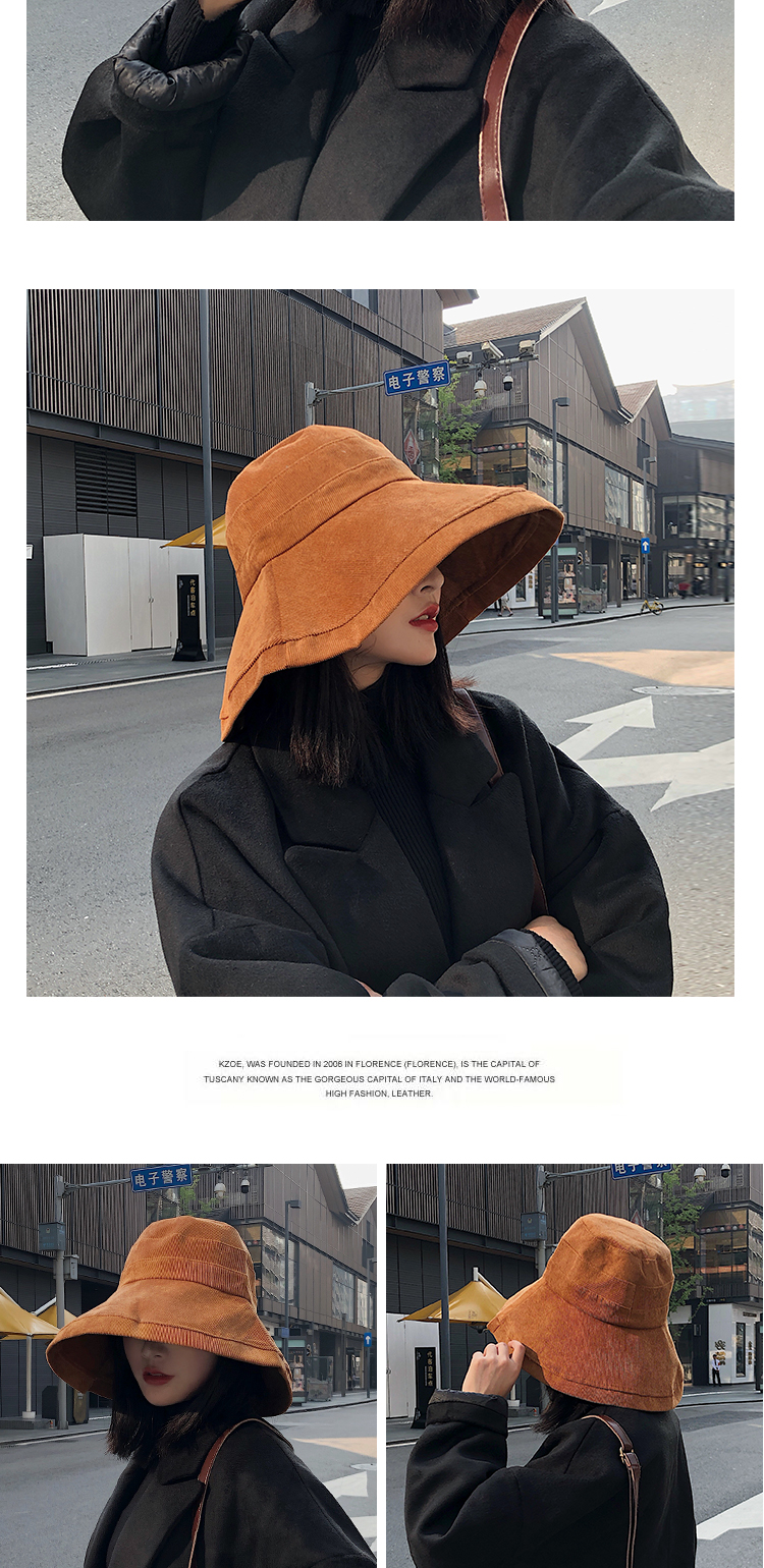 Chapeau pour femme COLOMO en Velours cotele - Ref 3234522 Image 23