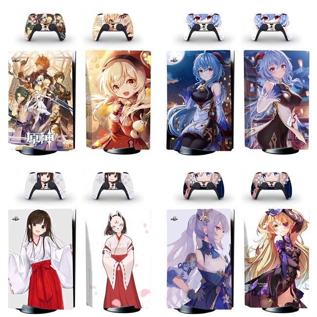 PS5 sticker photodisk drive version PS5 cling film Cartoon Original Ganrain Handle Sticker can be used to customize