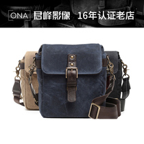 Oona THE BOND STREET BOND STREET Single Shoulder SLR Camera Bag Canvas Photography Micro Single Bag