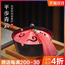 Gongdefang alloy incense burner home antique large sandalwood stove creative Chinese Tower incense stove ashtray